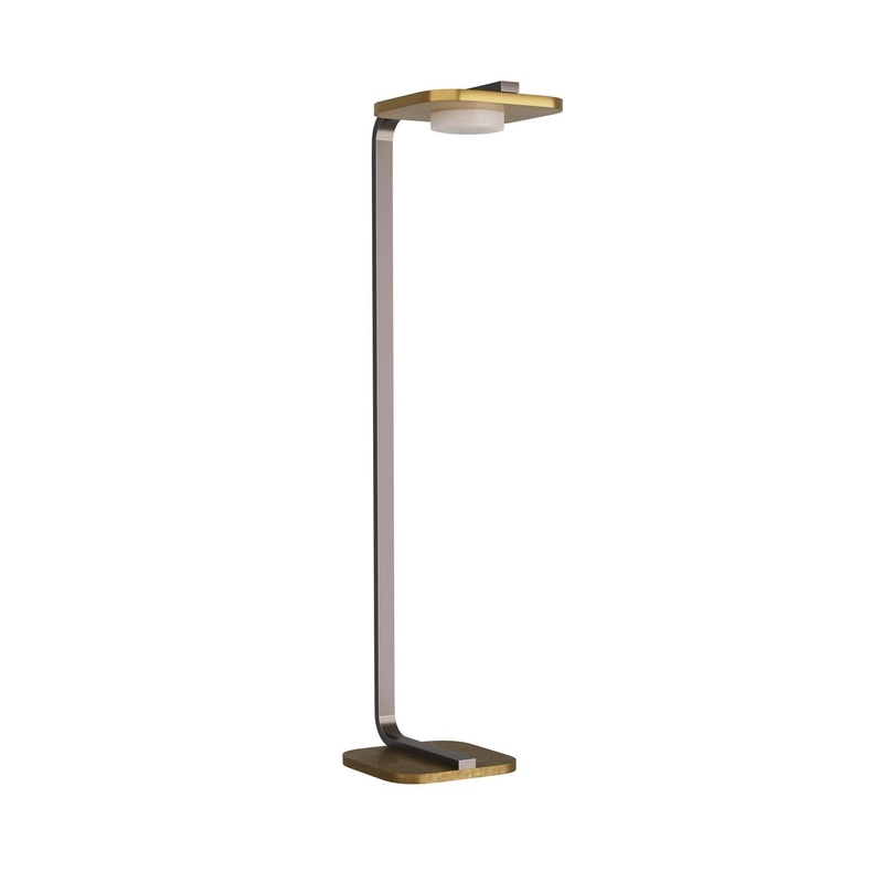 LED Floor Lamp from the Trebeck Collection in Antique Brass Finish by Arteriors