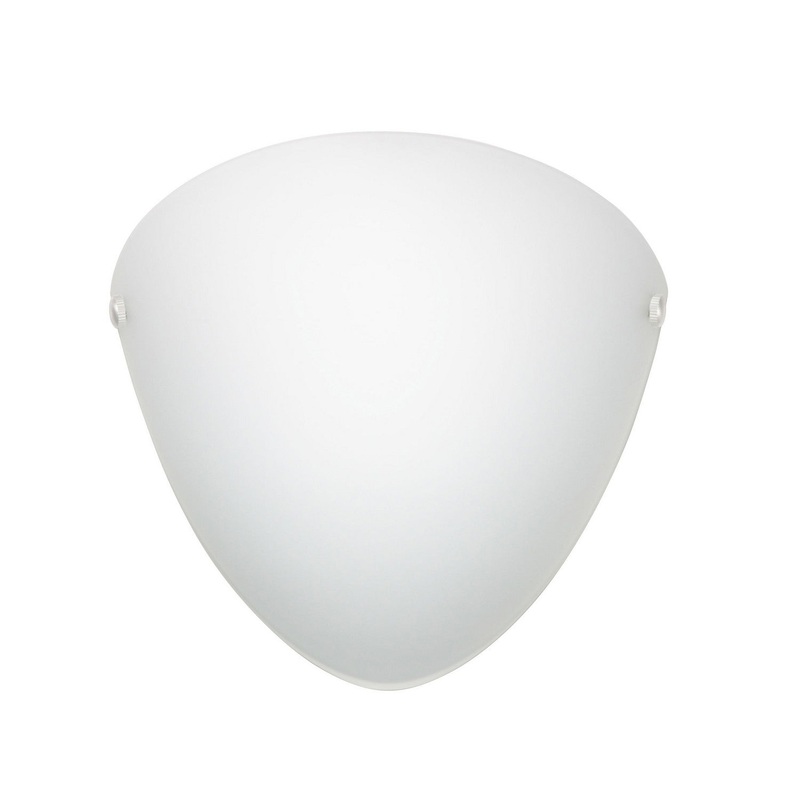 One Light Wall Sconce from the Kailee Collection in White Finish by Besa