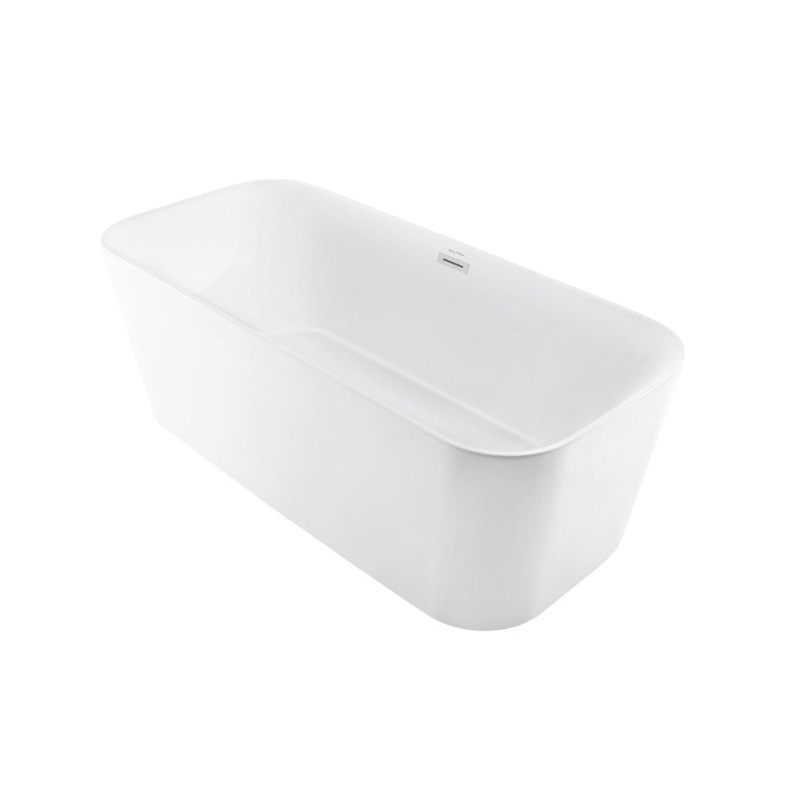 Swiss Madison Concorde 67″ Freestanding Soaking Tub  White Acrylic (Floor Model for Sale)