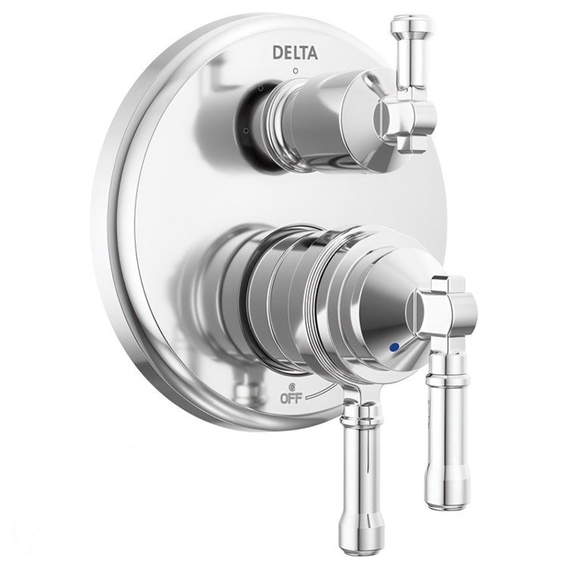 Tub Trim Deck Mount Less Handle Lumicoat Chrome WaterSense ADA 18 Gallons per Minute