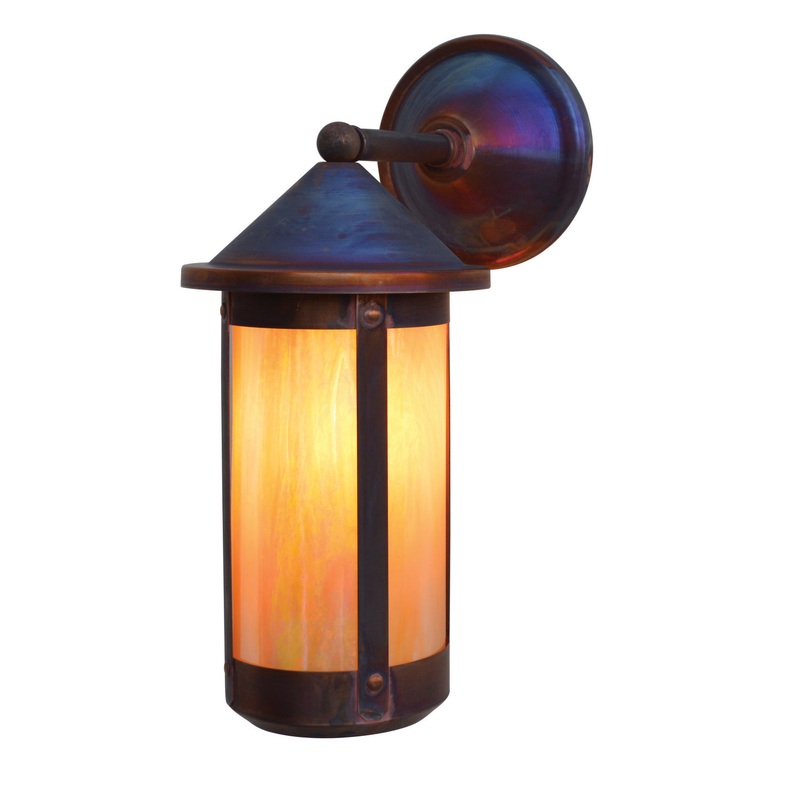 Arroyo BB-7LWGW-RC Berkeley One Light Wall Mount Raw Copper