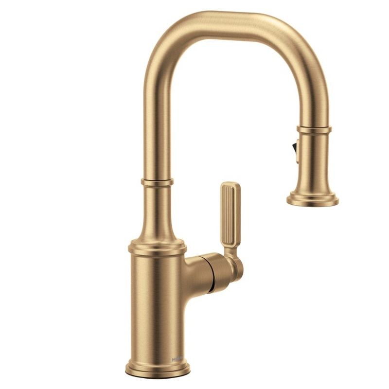 Bar Faucet Smyth 1 Lever ADA CALGreen Bronzed Gold PowerClean/Duralock Quick Connect 1.5 Gallons per Minute
