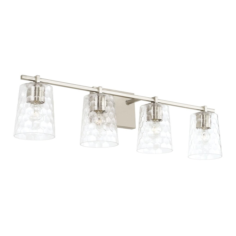 Capital Lighting 143541BN-517 Burke 4 Light Vanity Brushed Nickel