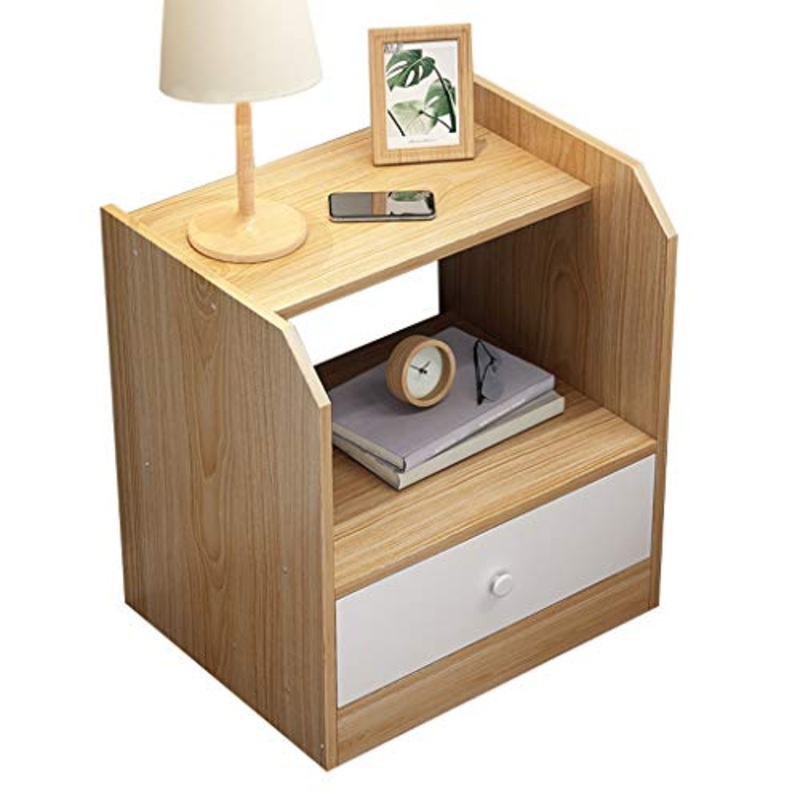 Comodino Bagno Domestica Assemblea di pompaggio Locker Camera Studio corridoio di stoccaggio Scatola di Legno Solido Addensare Living Multifunzione in Camera FANJIANI (Color : C)