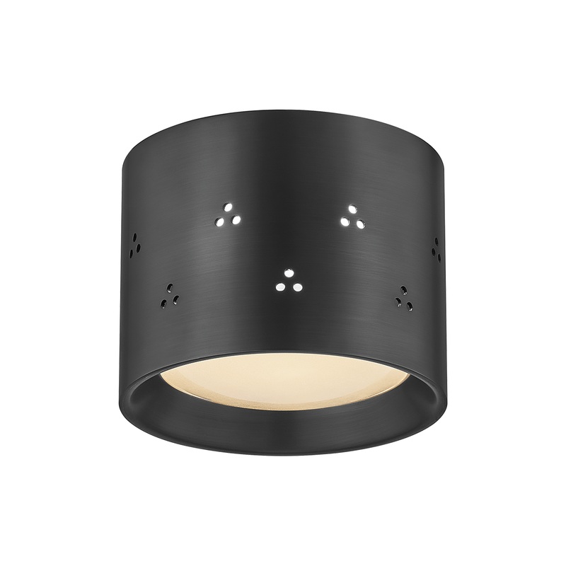 Edisto 1-Light LED Flush Mount Distressed Bronze