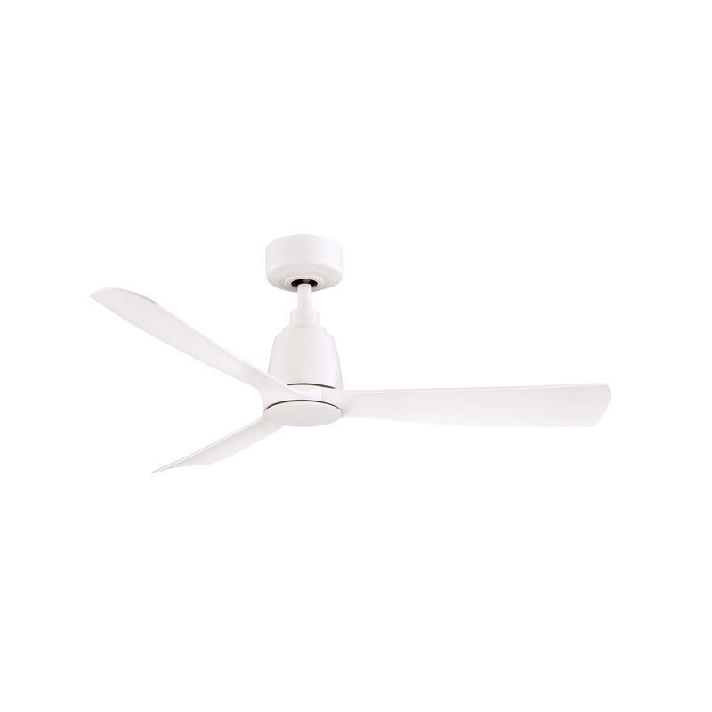 Fanimation FPD8547MW Kute 44 44″ Ceiling Fan Matte White