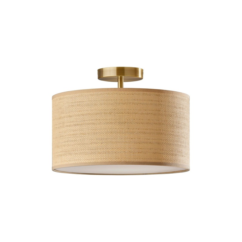 Harvest Flush Mount Antique Brass