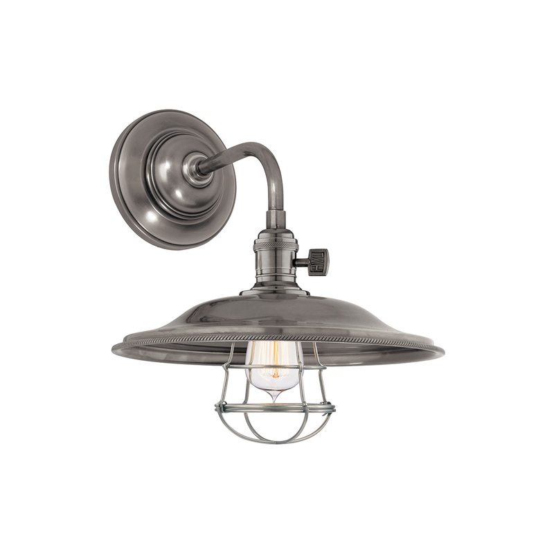 Heirloom 1-Light Wall Sconce Historic Nickel II