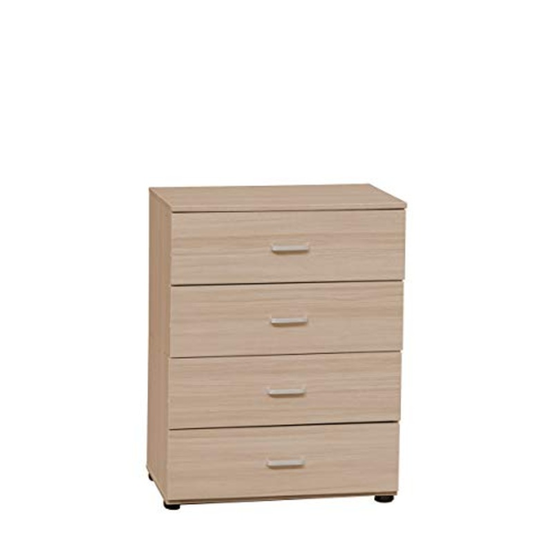 Homemania 41939 Cassettiera Ingressini con Cassetti da Camera Marrone in Legno, 63 x 40 x 82 cm