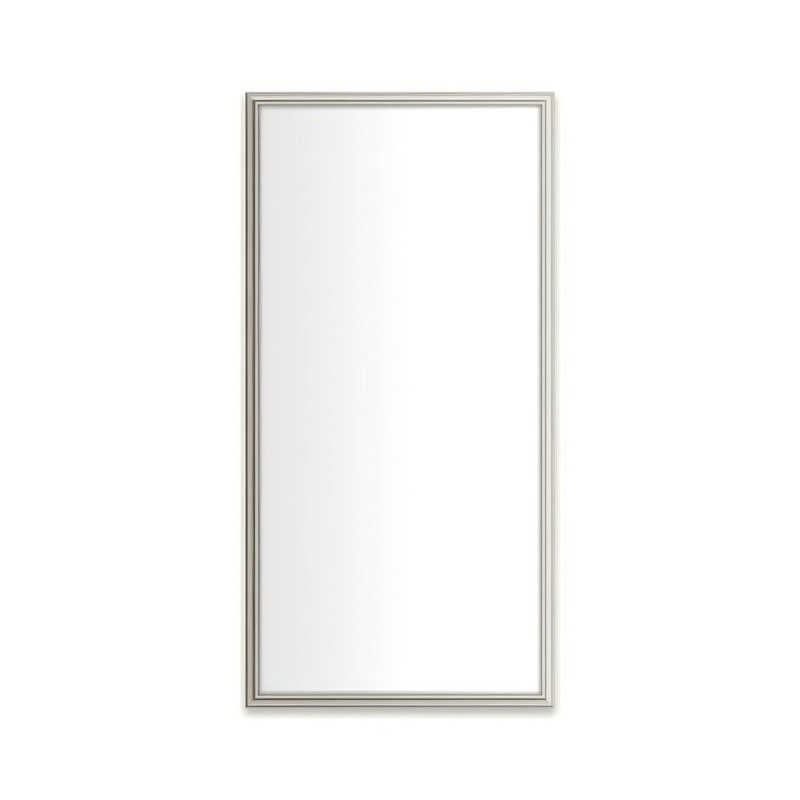 Medicine Cabinet Main Line 20 x 40 Inch 1 Doors Framed Mirror Nickel Flat Top Rosemont Frame Slow Close Hinges 4 Inch