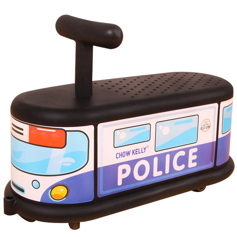 Police Quiet Ride Twist Car for Toddlers – Fun Wiggle Ride-On Toy