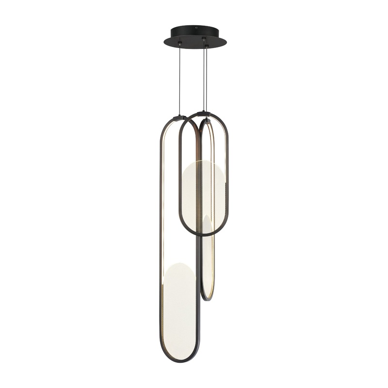 Trance 3-Light LED Pendant Gunmetal