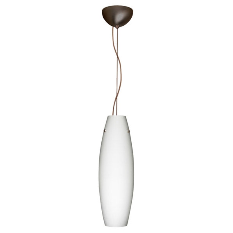 Besa 1KX-412707-BR Tara One Light Pendant Bronze
