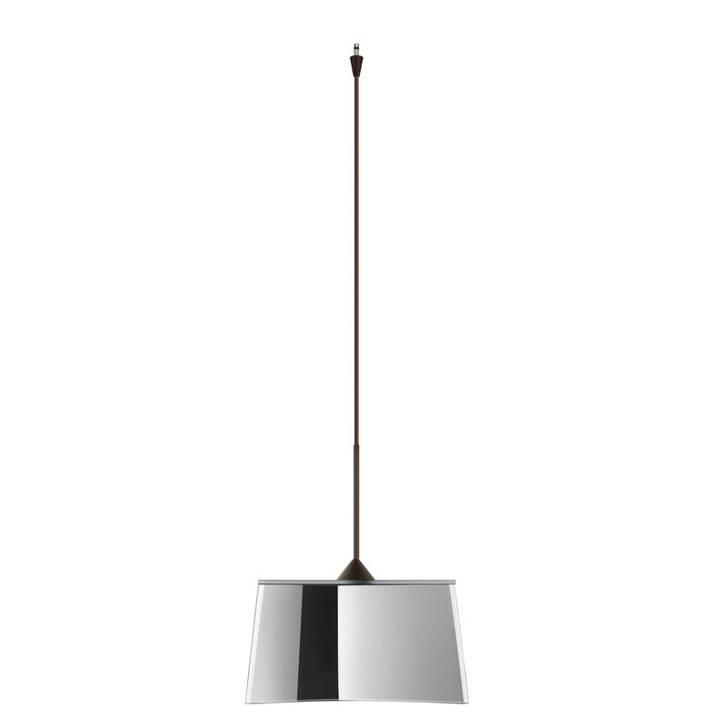 Besa XP-6773MR-BR Groove One Light Pendant Bronze (Discontinued)