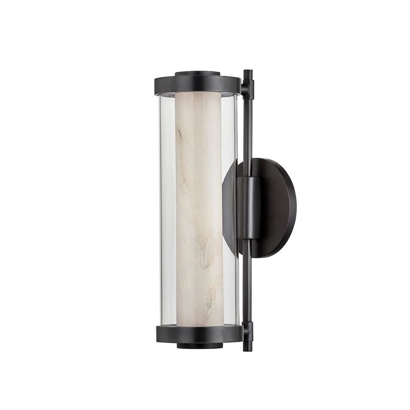 Corbett Lighting 433-14-BBR Caterina LED Wall Sconce Black Brass