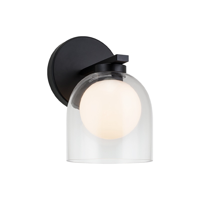Derbishone 1-Light Wall Sconce Black