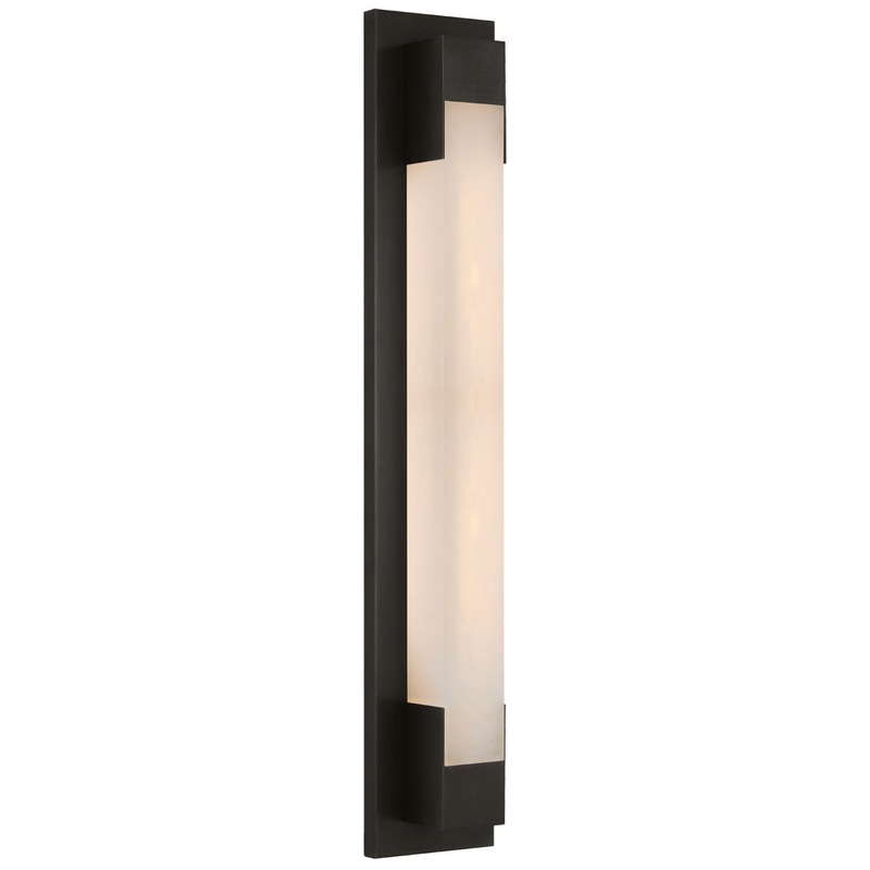 LED Bath Light from the Covet Collection in Bronze Finish by Visual Comfort Signature