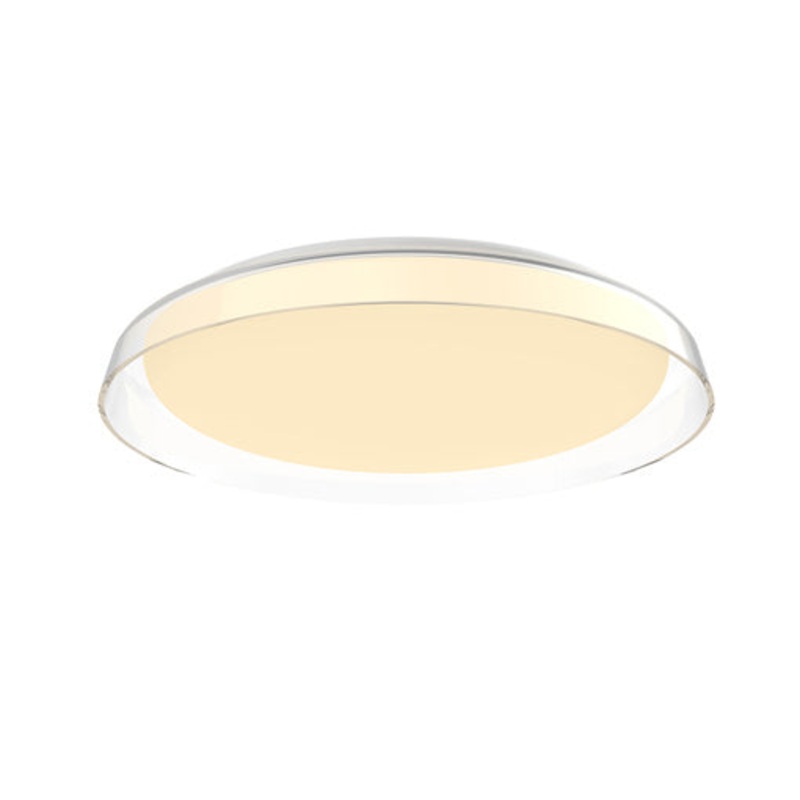 LED Flush Mount from the Hampton Collection in Clear Finish by Kuzco Lighting