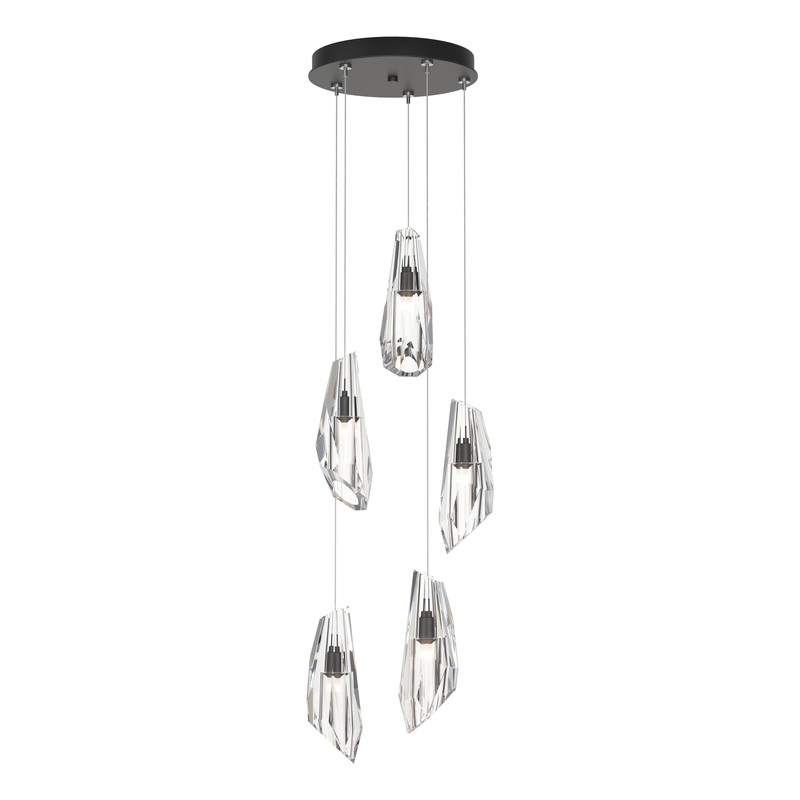 Luma 5-Light Pendant Black