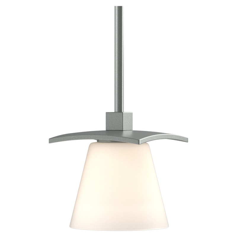 Wren Mini Pendant Vintage Platinum Opal Glass (GG)
