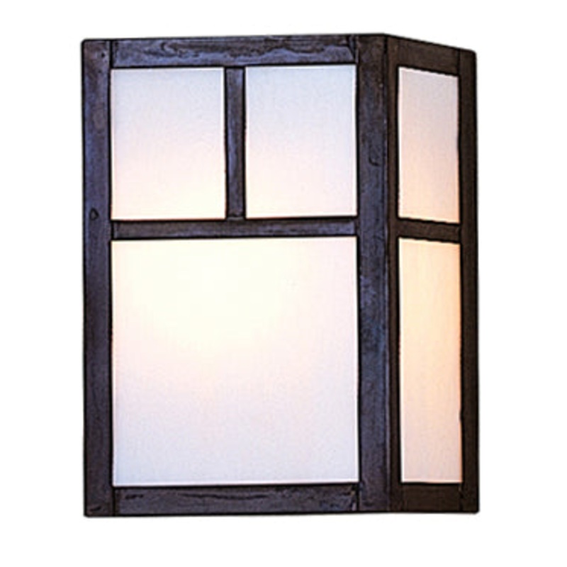 Arroyo MS-8TWO-MB Mission One Light Wall Sconce Mission Brown