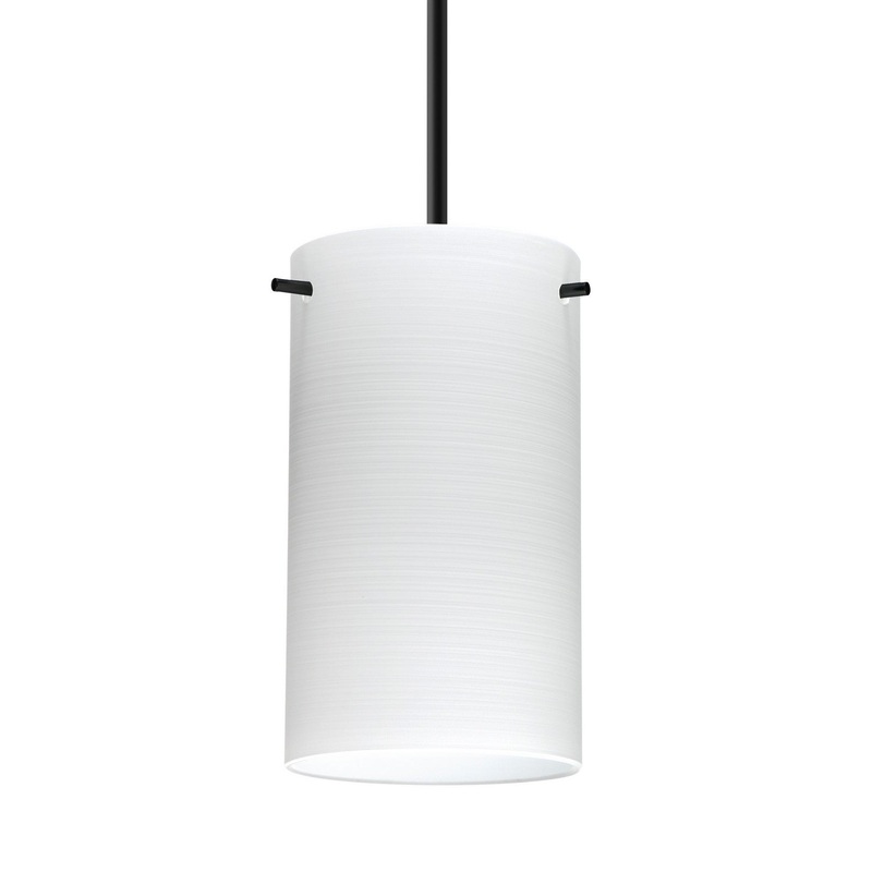 Besa B-4404KR-MED-BK Besa Stilo 7 Pendant One Light Pendant Black