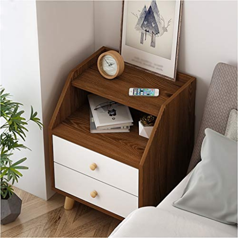 Comodini Decorazione Legno Tavolo Addensare casa Camera dell’Assemblea Locker da Terra Corridoio Studio in Doppio pompaggio Soggiorno Storage Box Multifunzione MUMUJIN (Color : C)