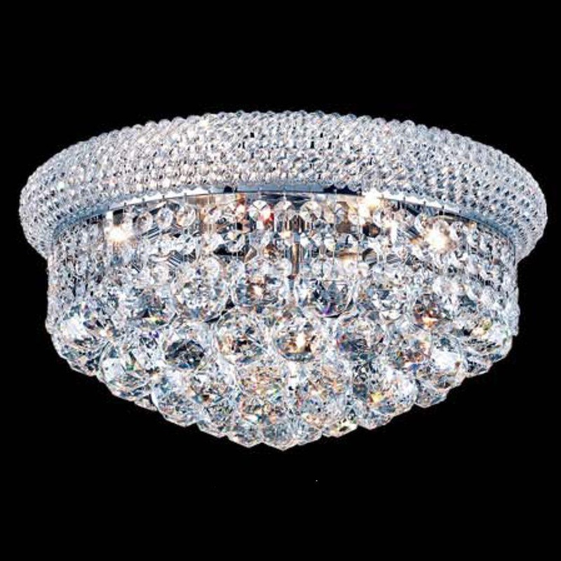 Empire 8-Light Flush Mount Gold