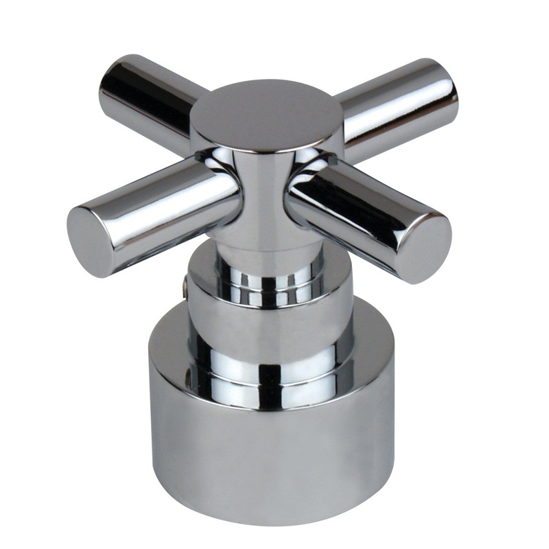 KSH4641EX Metal Cross Handle, Polished Chrome