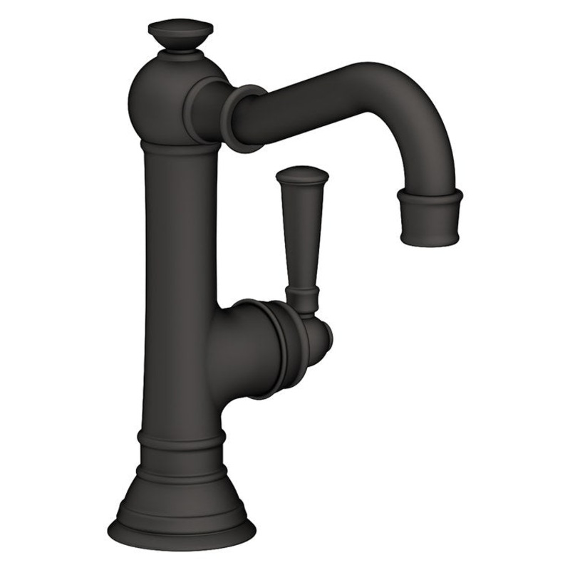 Lavatory Faucet Jacobean 1 Lever ADA Flat Black 1.2 Gallons per Minute Brass Spout Height 5-5/8 Inch
