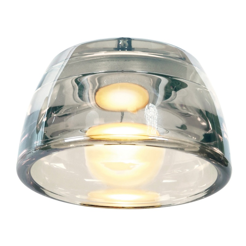 LED Ceiling Mount from the Kristallo Collection in Polished Chrome Finish by Stone Lighting