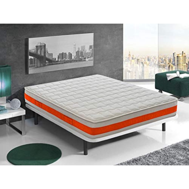 Materassiedoghe – Materasso Matrimoniale Memory a 11 Zone Differenziate MOD. Eolie MyMemory Ortopedico Certificato Presidio Medico Classe I con DETRAZIONE FISCALE- 180×200
