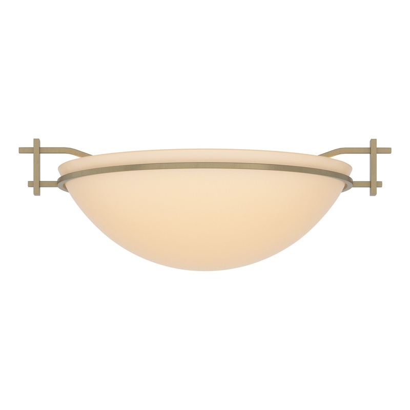 Moonband Semi-Flush Soft Gold Sand Glass (SS)