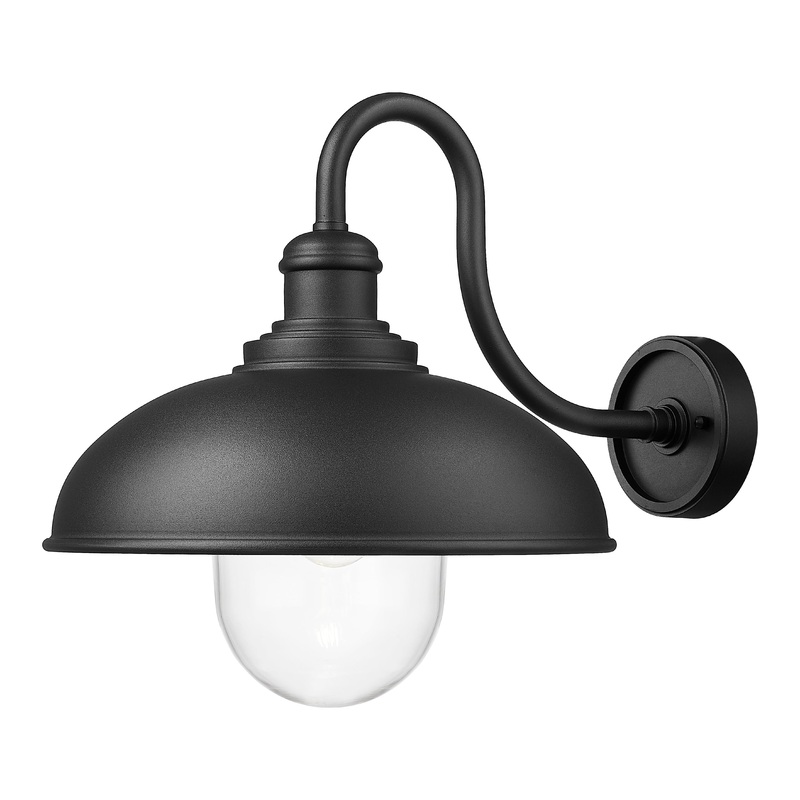 RLM 1-Light Outdoor Wall Light Sand Black