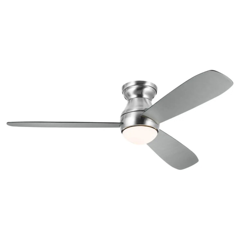 Bead 54″ Hugger Fan Brushed Stainless Steel
