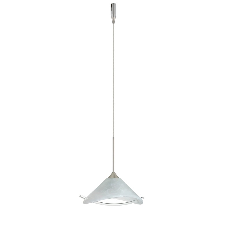 Besa RXP-181304-SN Hoppi One Light Pendant Satin Nickel