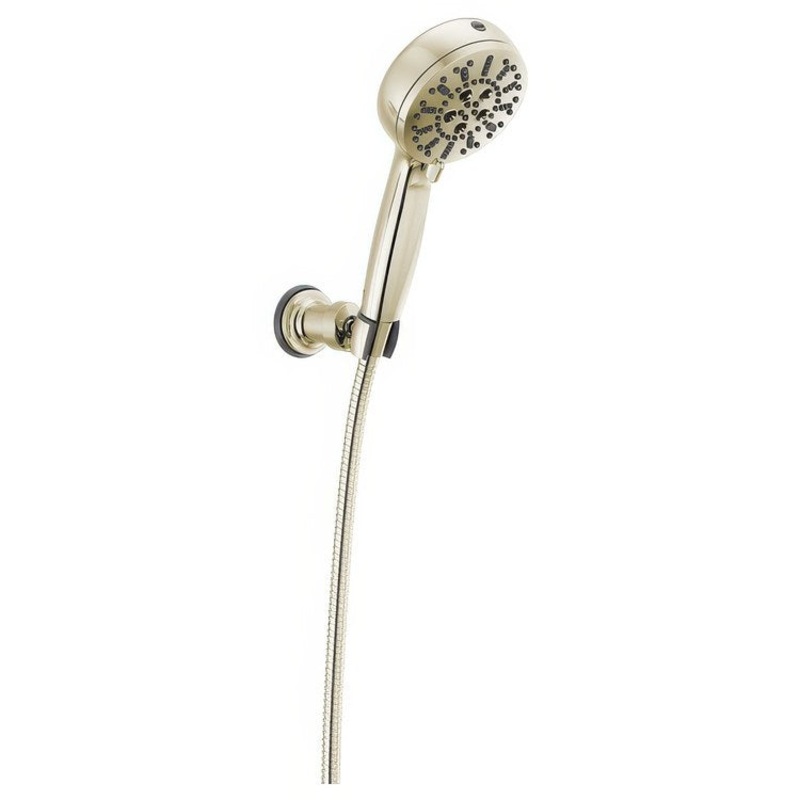 Handshower Universal Showering Lumicoat Polished Nickel 7 Setting WaterSense 1.75 Gallons per Minute