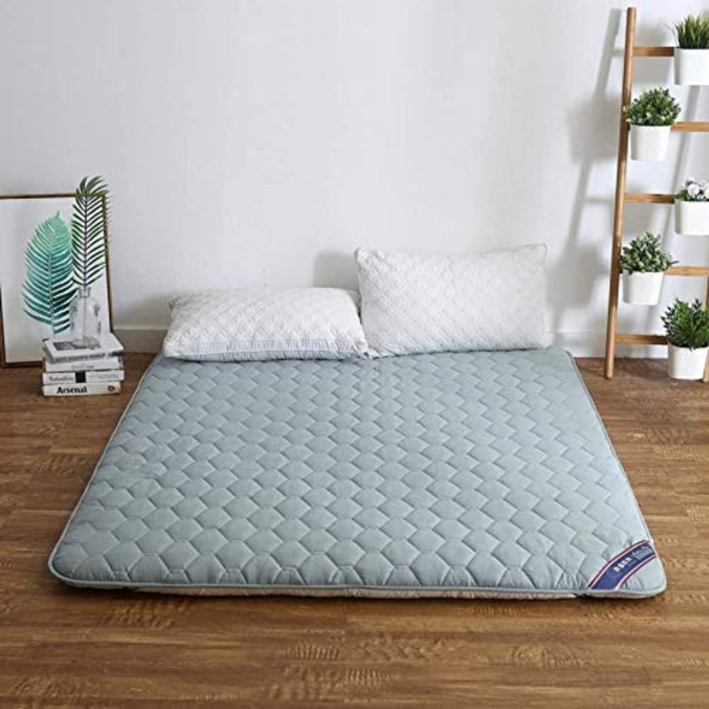 HKX coprimaterasso Futon dormitorio, Tappetino Queen Size Single Size-A 150x200cm (59×79 Pollici)