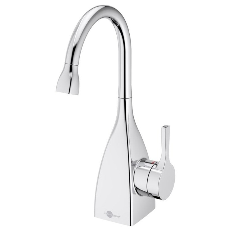 Hot Water Dispenser Showroom Transitional 1020 Instant 1 Lever ADA Gooseneck Swivel 360 DEG Chrome
