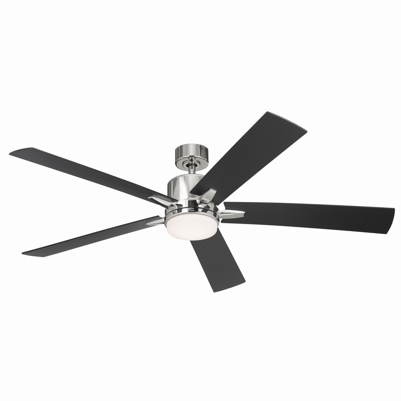 Kichler 330060PN 60″ Ceiling Fan, Polished Nickel