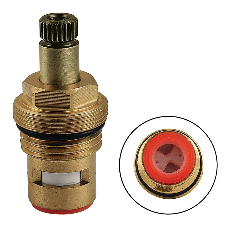KSRP3193C Ceramic Disc Cartridge, 24 PT, Antique Brass