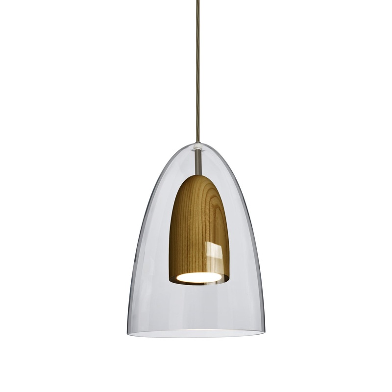 LED Pendant from the Dano Collection in Bronze Finish by Besa