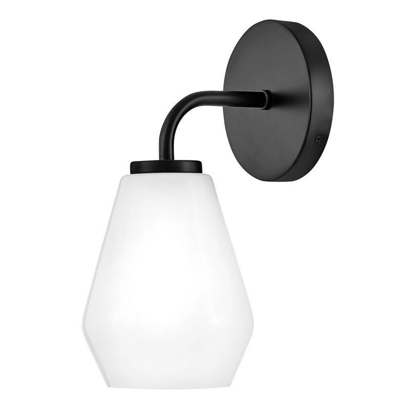 LED Vanity from the Gio Collection in Black Finish by Lark