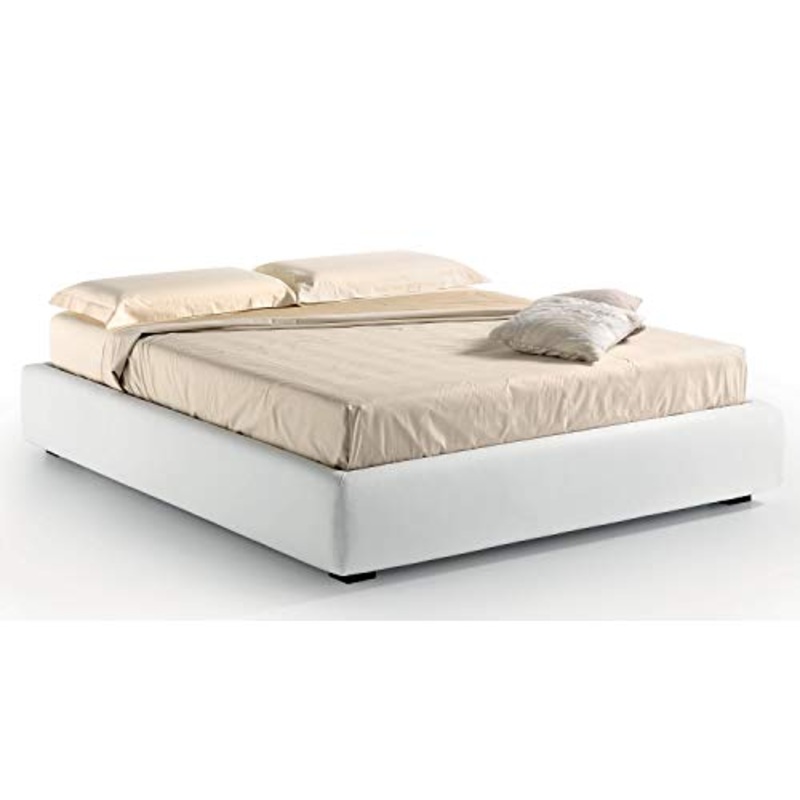 Letti Per Dormire.it – SOMMIER Gold Matrimoniale o Una Piazza e Mezza – con Box Contenitore Misure 120×190 o 160×190 o 160×200, Rivestimenti SFODERABILI Tesuto Ecopelle Microfibra