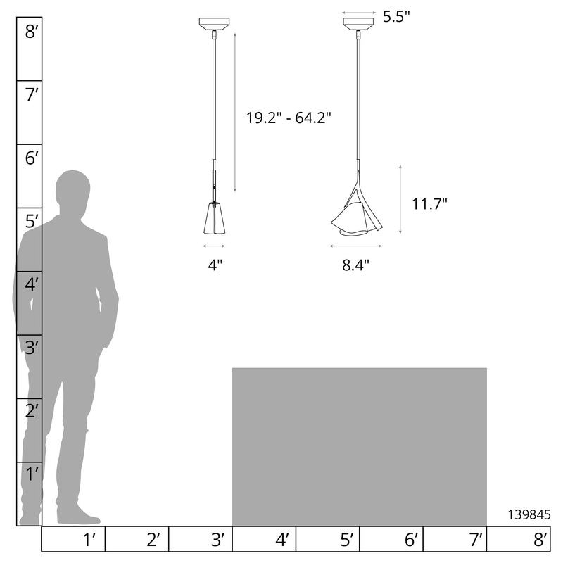 Mobius LED Mini Pendant White