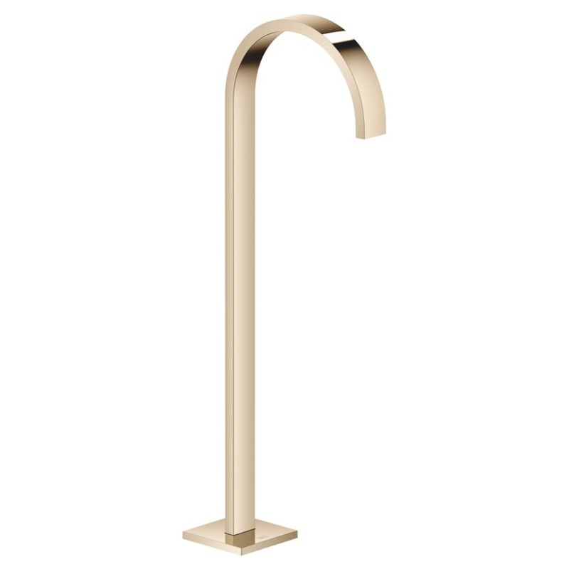 Tub Spout MEM Freestanding Cascade Non-Diverter Champagne 12.6 Gallons per Minute Brass Alloy