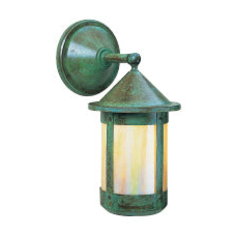 Arroyo BB-7WGW-VP Berkeley One Light Wall Mount Verdigris Patina