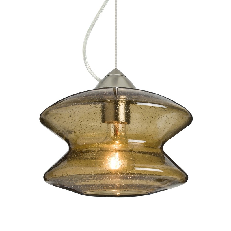 Besa 1KX-ZENLT-SN Besa Zen Cable Pendant One Light Pendant Satin Nickel