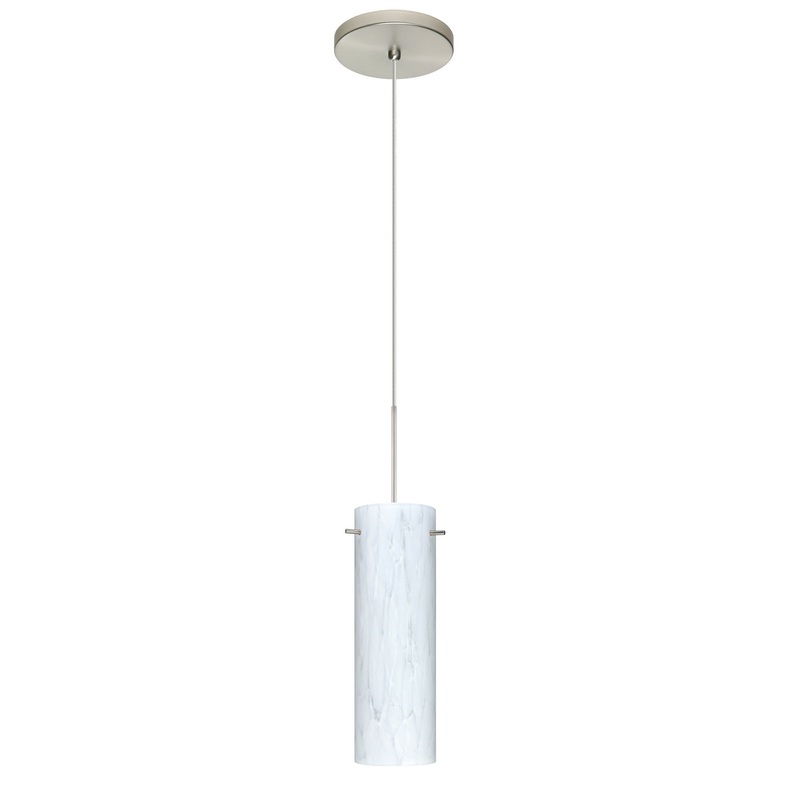 Besa 1XT-493019-LED-SN Copa One Light Pendant Satin Nickel