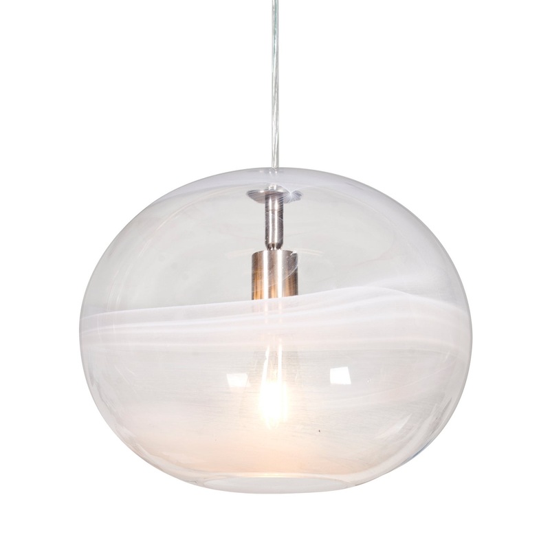 Besa J-GENOCL-EDIL-SN Geno LED Pendant Satin Nickel